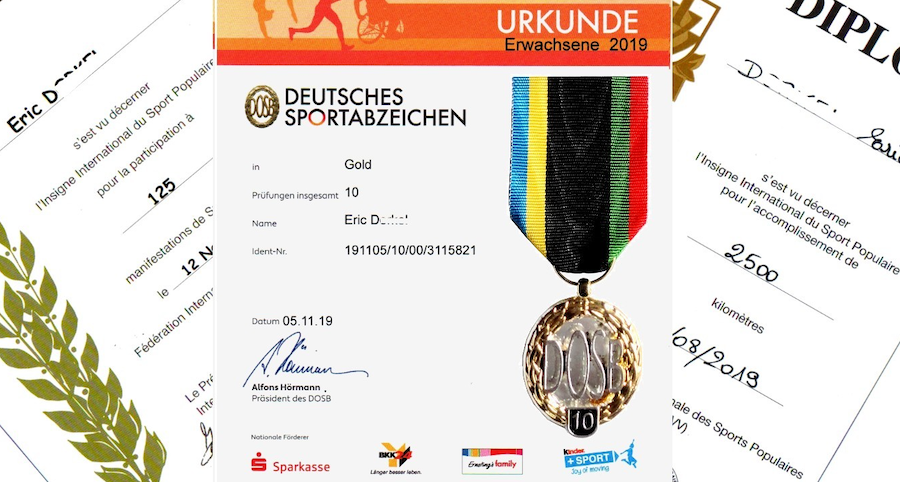 la médaille des sports allemands bronze (DOSB)