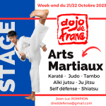 Stage national des Arts Martiaux 2023